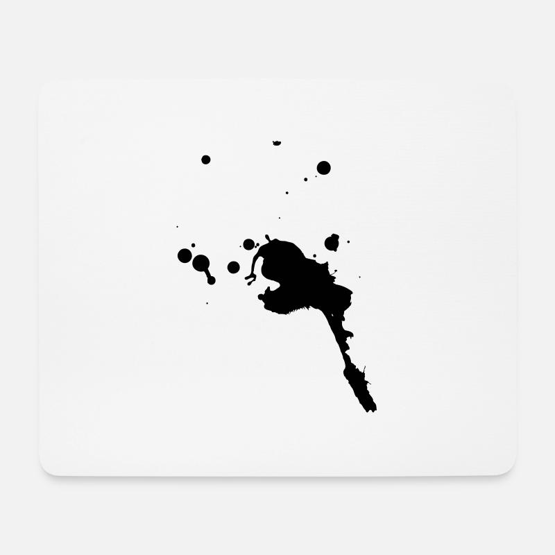 Paintball2 - Mousepad (Querformat) - Weiß