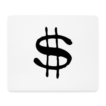 Dollar Money Bank - Mouse Pad (horizontal) - white - Front