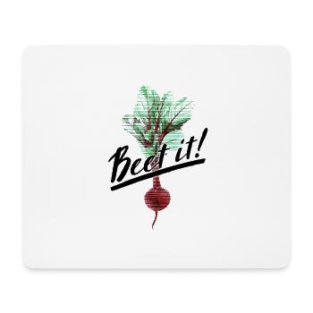 Beet it! - Mouse Pad (horizontal) - white - Front