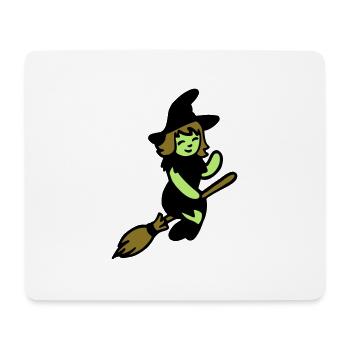 Chibi Hexe - Mousepad (Querformat) - Weiß - Vorne
