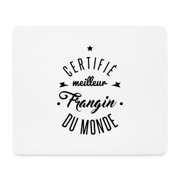 meilleur frangin du monde - Tapis de souris (format paysage) - blanc - Devant