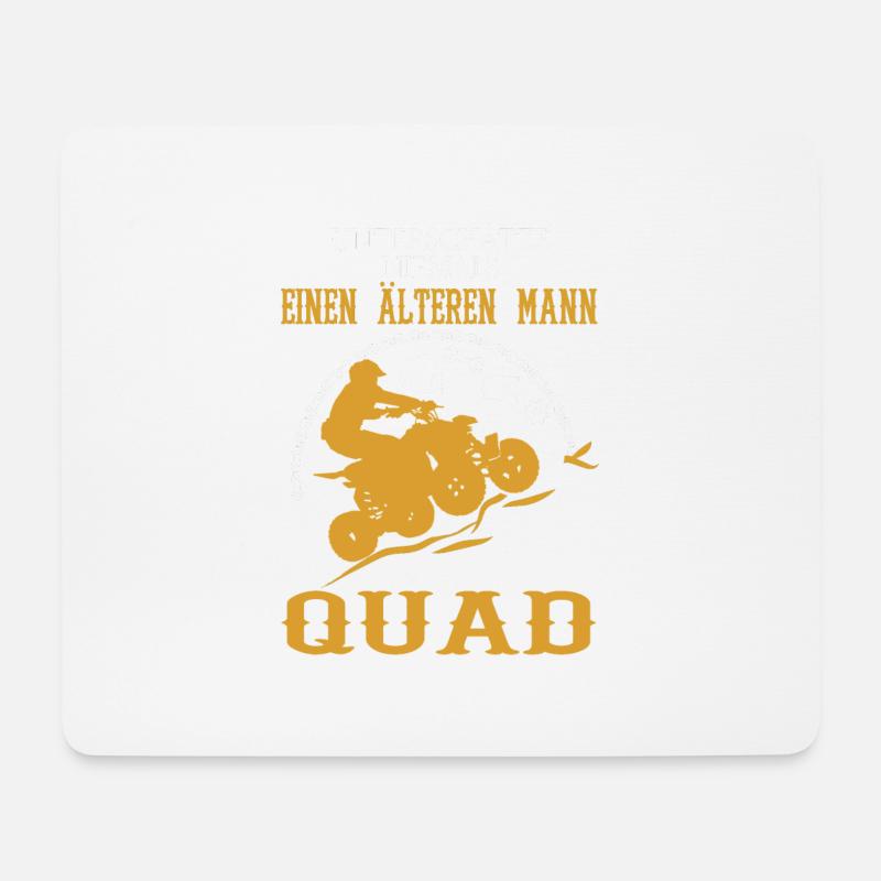 Quad Design - Mousepad (Querformat) - Weiß