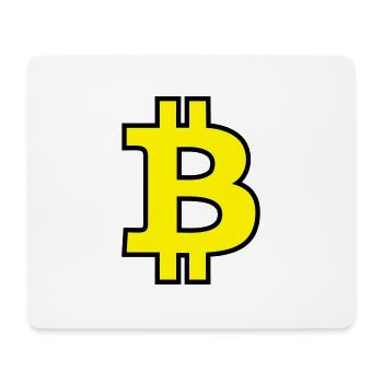 Bitcoin Satoshi Nakamoto - Mousepad (Querformat) - Weiß - Vorne