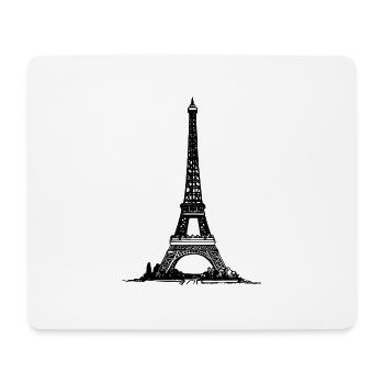 Vintage taper tower - Mouse Pad (horizontal) - white - Front