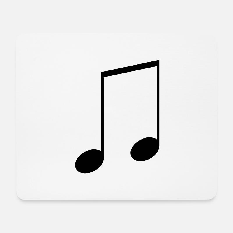 Note - Mousepad (Querformat) - Weiß