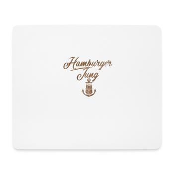Hamburger Jung Design for all Hamburgers - Mouse Pad (horizontal) - white - Front