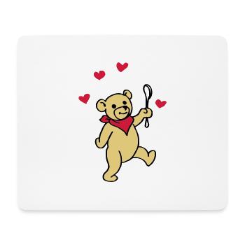 Teddy Baby - Mouse Pad (horizontal) - white - Front
