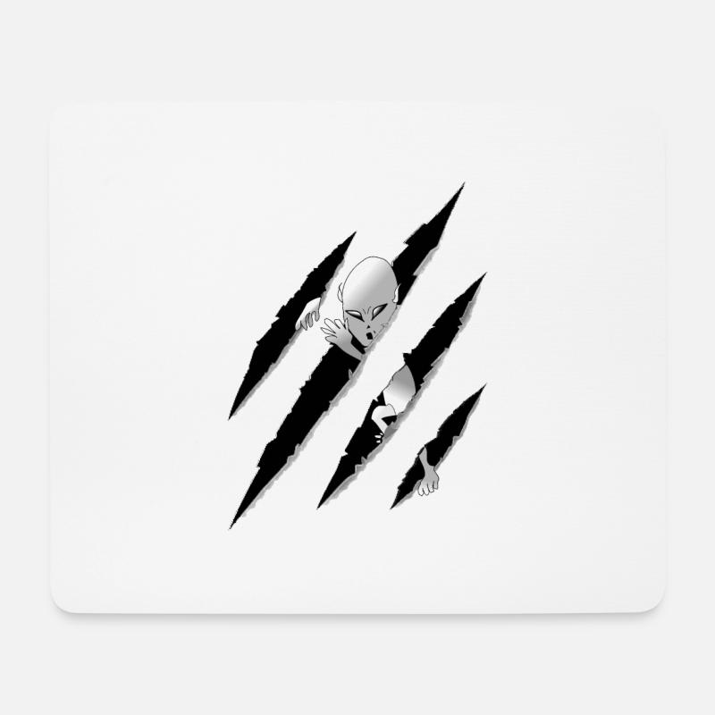 Alien - Mouse Pad (horizontal) - white