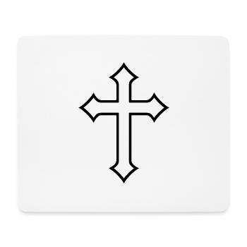 cross u - Mousepad (Querformat) - Weiß - Vorne