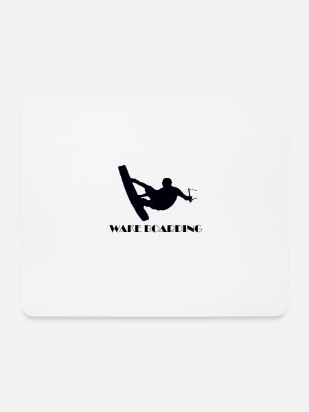 Wakeboarding - Mousepad (Querformat) - Weiß