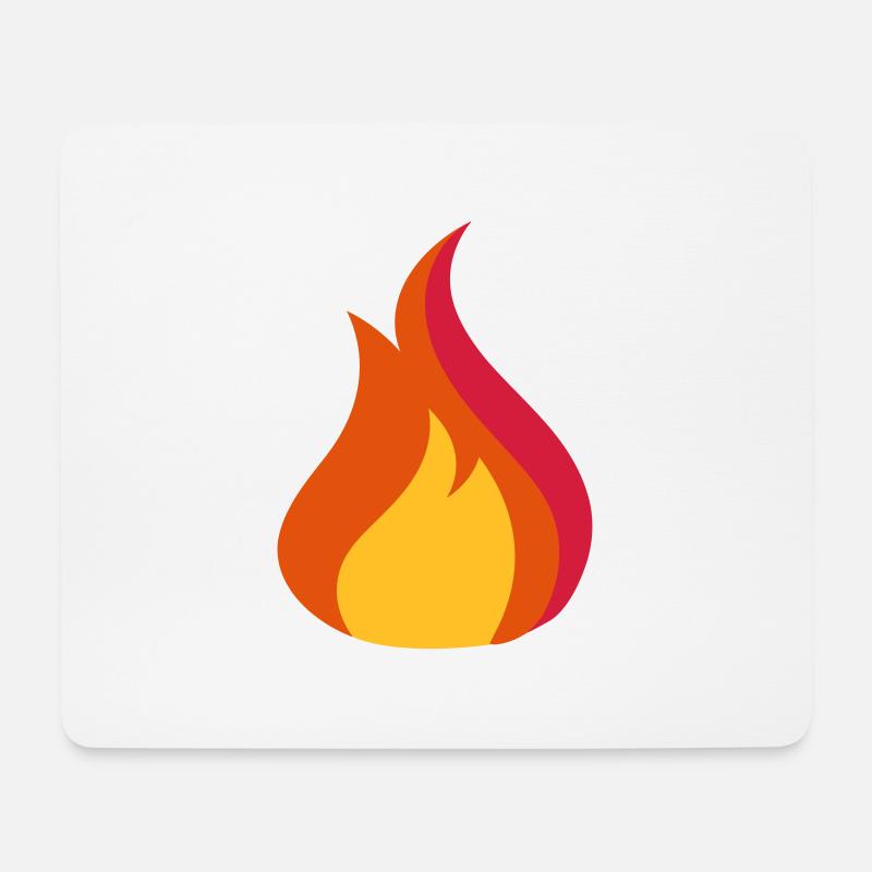 Fire - Mouse Pad (horizontal) - white