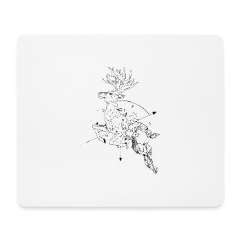Hisch - Mousepad (Querformat) - Weiß - Vorne
