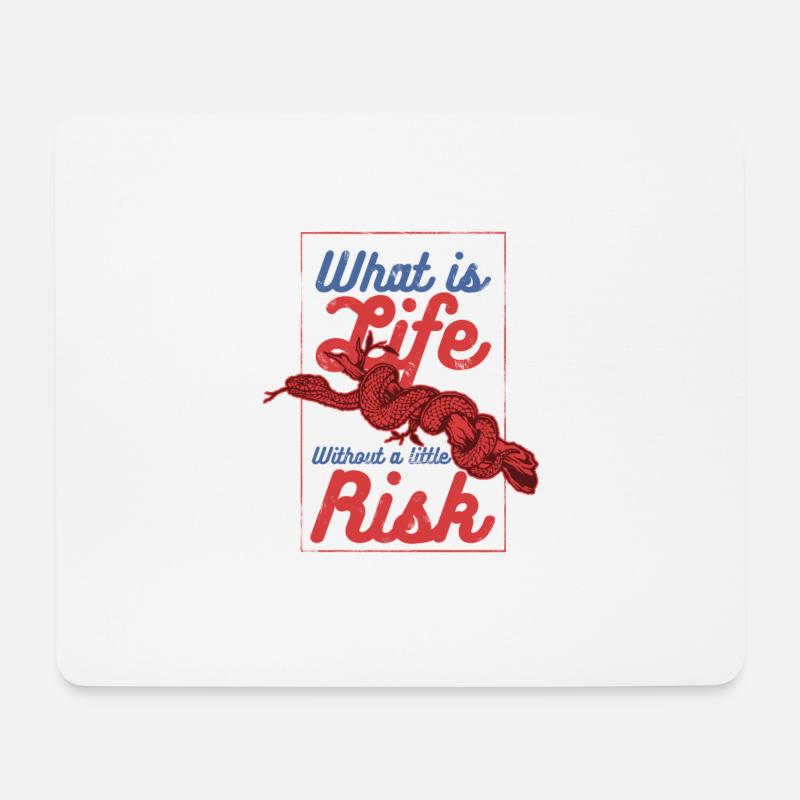 RISK - Mouse Pad (horizontal) - white