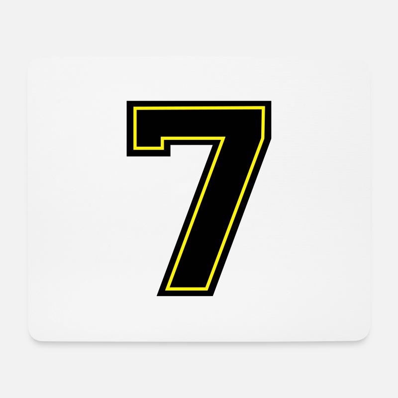 7 - Mousepad (Querformat) - Weiß