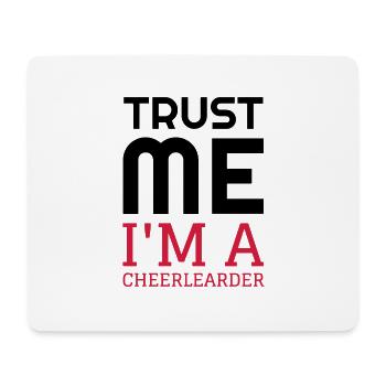 Cheerleading Cheerleader Pom Pom girl Majorette - Tapis de souris (format paysage) - blanc - Devant