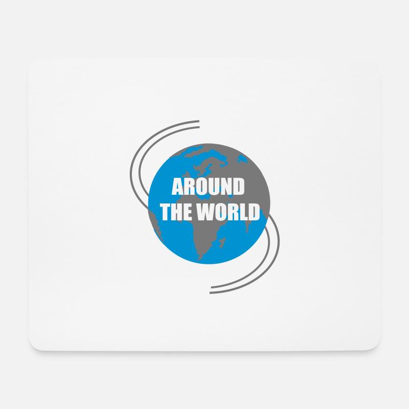 Reise - Mousepad (Querformat) - Weiß