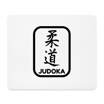 Judo / Judoka / Kampfkunst / Martial Art - Mouse Pad (horizontal) - white - Front