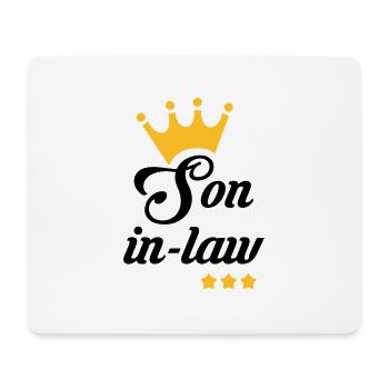 Son in law Schwiegersohn Beau Frere Beau-Frère - Mouse Pad (horizontal) - white - Front