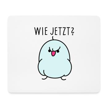 Fragender Vogel - Mousepad (Querformat) - Weiß - Vorne