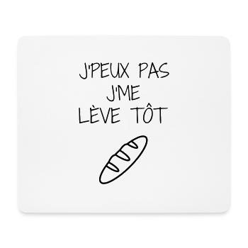 Baker Bakery Boulanger Bäcker Bäckerei Boulangerie - Mouse Pad (horizontal) - white - Front