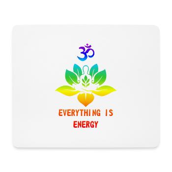 EVERYTHING IS ENERGY - CHAKRA - Tapis de souris (format paysage) - blanc - Devant