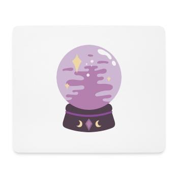 Boule de cristal - Tapis de souris (format paysage) - blanc - Devant