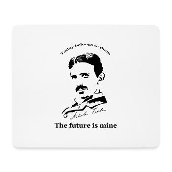 Nikola Tesla Tomorrow - Mouse Pad (horizontal) - white - Front