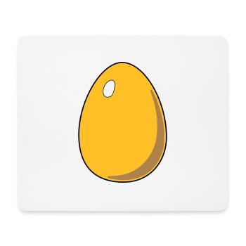 Oeuf - Tapis de souris (format paysage) - blanc - Devant