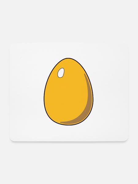 Ei - Mousepad (Querformat) - Weiß