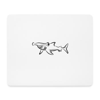 Hammerhead shark - Mouse Pad (horizontal) - white - Front
