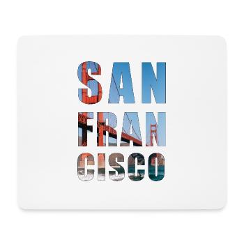 San Francisco - Traumstadt - Mousepad (Querformat) - Weiß - Vorne