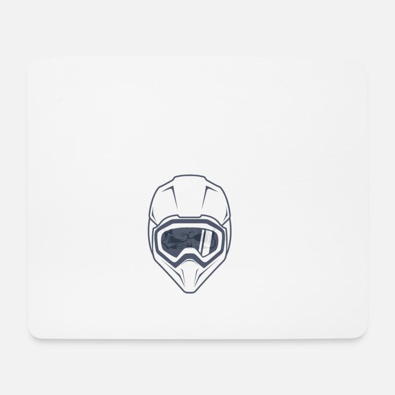 life s short MTB STUNT IT BMX - Mousepad (Querformat) - Weiß