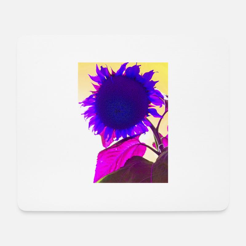 sommerblume pop Art - Mousepad (Querformat) - Weiß