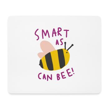 Smart as can Bee - Mouse Pad (horizontal) - white - Front