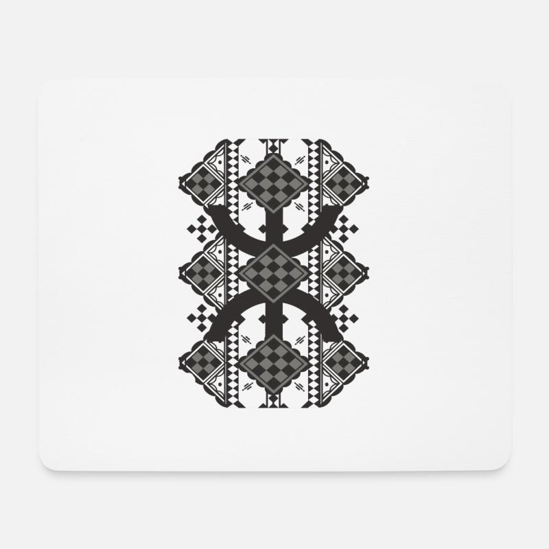 Motif Kabyle - Mouse Pad (horizontal) - white