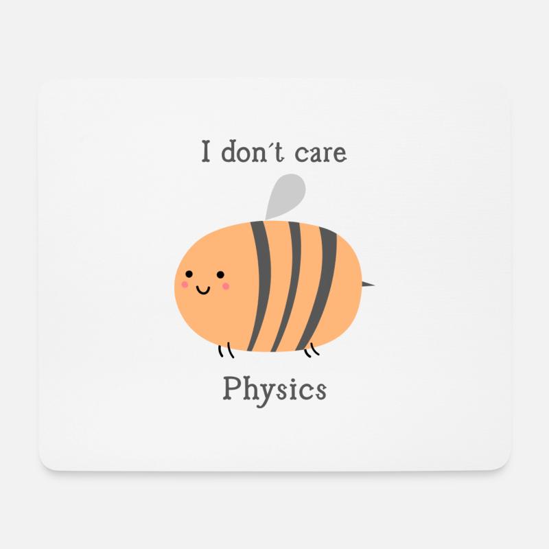 Chubby Bee - Mousepad (Querformat) - Weiß