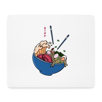 A Bowl of Ramen Noodles - Mouse Pad (horizontal) - white - Front