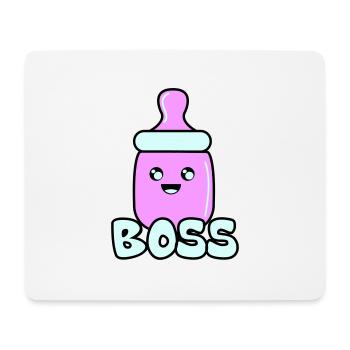 babyflasche boss 02 - Mousepad (Querformat) - Weiß - Vorne