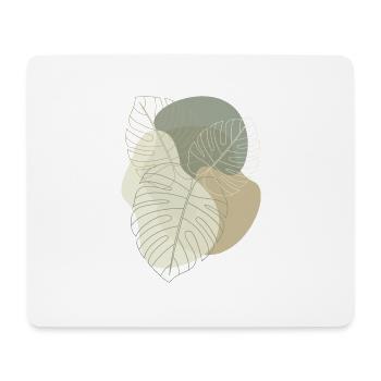 Monstera Variegata Deliciosa Dubia Plante d’intérieur - Tapis de souris (format paysage) - blanc - Devant