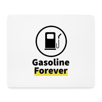 Benzin für immer - Mousepad (Querformat) - Weiß - Vorne
