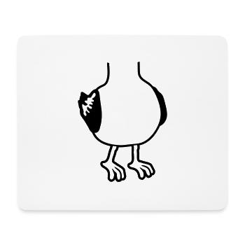 Kostüm Möwe ohne Kopf - Mousepad (Querformat) - Weiß - Vorne