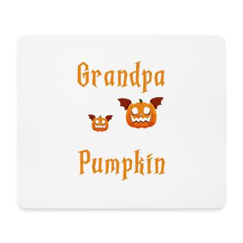 Grandpa Of The Monster Pumpkin Funny Halloween - Mousepad (Querformat) - Weiß - Vorne