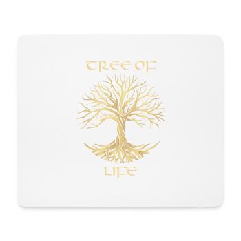 Wikinger Mythologie Baum des Lebens Geschenk - Mousepad (Querformat) - Weiß - Vorne