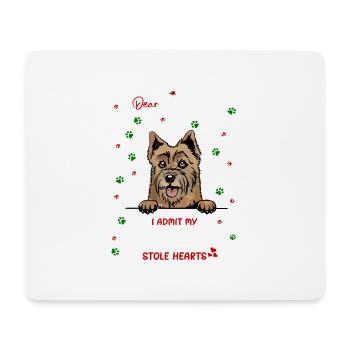 Cairn Terrier Hund Weihnachten Hunderasse - Mousepad (Querformat) - Weiß - Vorne