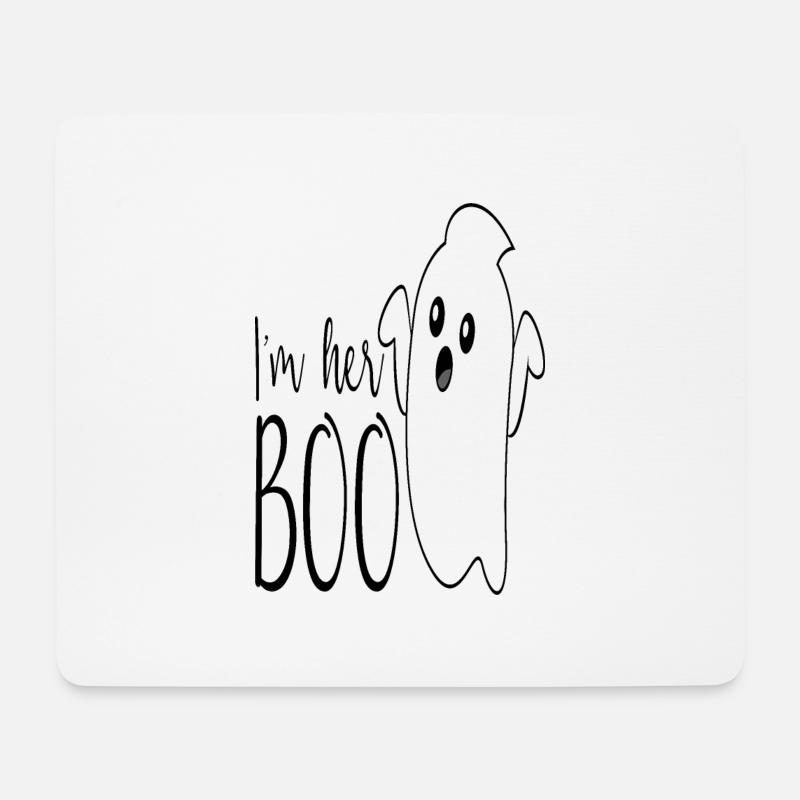 Ich bin ihr Boo - Mousepad (Querformat) - Weiß
