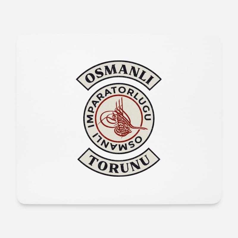 Osmanlı - Mousepad (Querformat) - Weiß