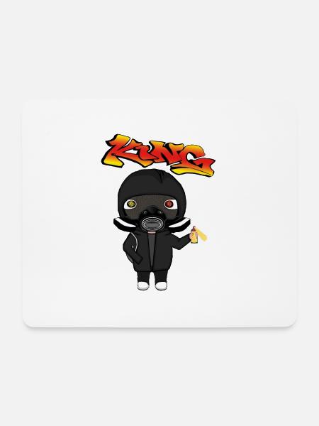 Duke - Mousepad (Querformat) - Weiß