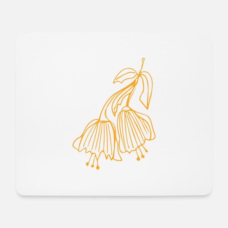 Florist Blume Pflanze Natur Gärtner - Mousepad (Querformat) - Weiß
