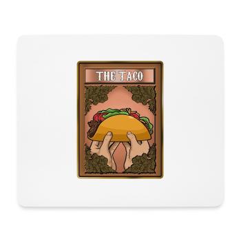 Taco Tortilla Mais Mexiko Essen I Geschenk - Mousepad (Querformat) - Weiß - Vorne