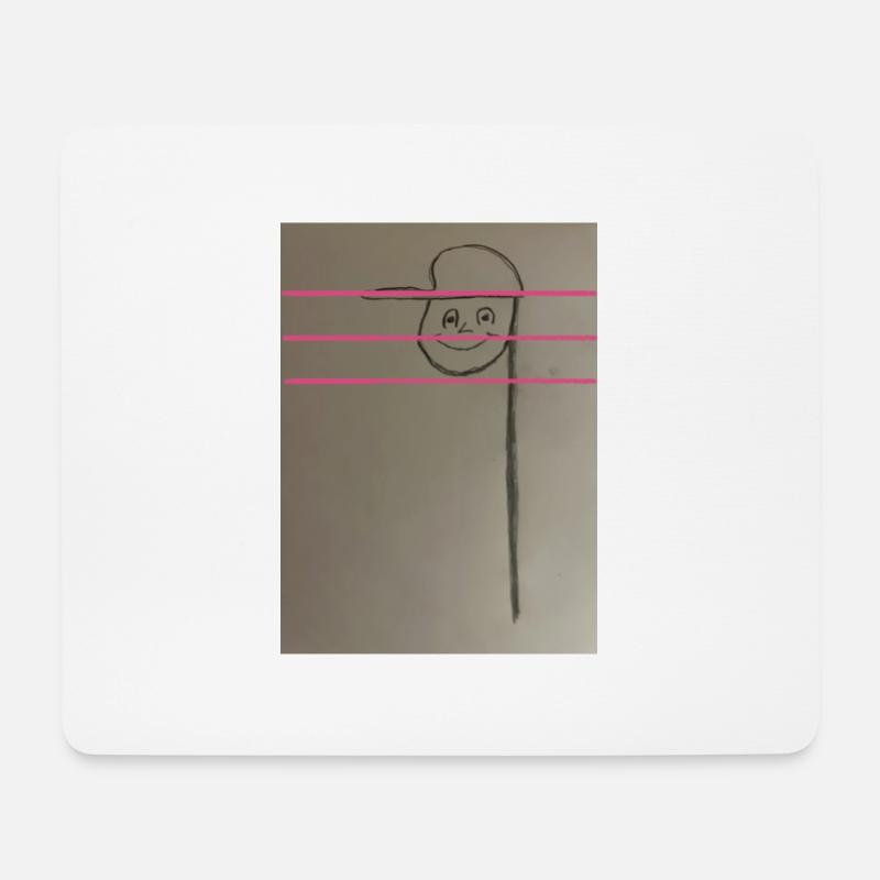 Die Note - Mousepad (Querformat) - Weiß